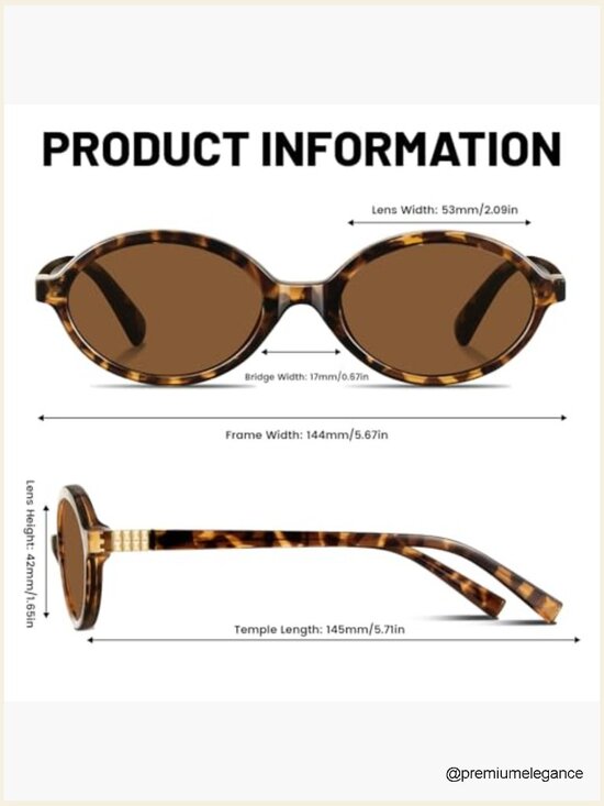 Retro Oval Sunglasses 90s Y2k Trendy Shades UV Protection Sun Glasses main image 7